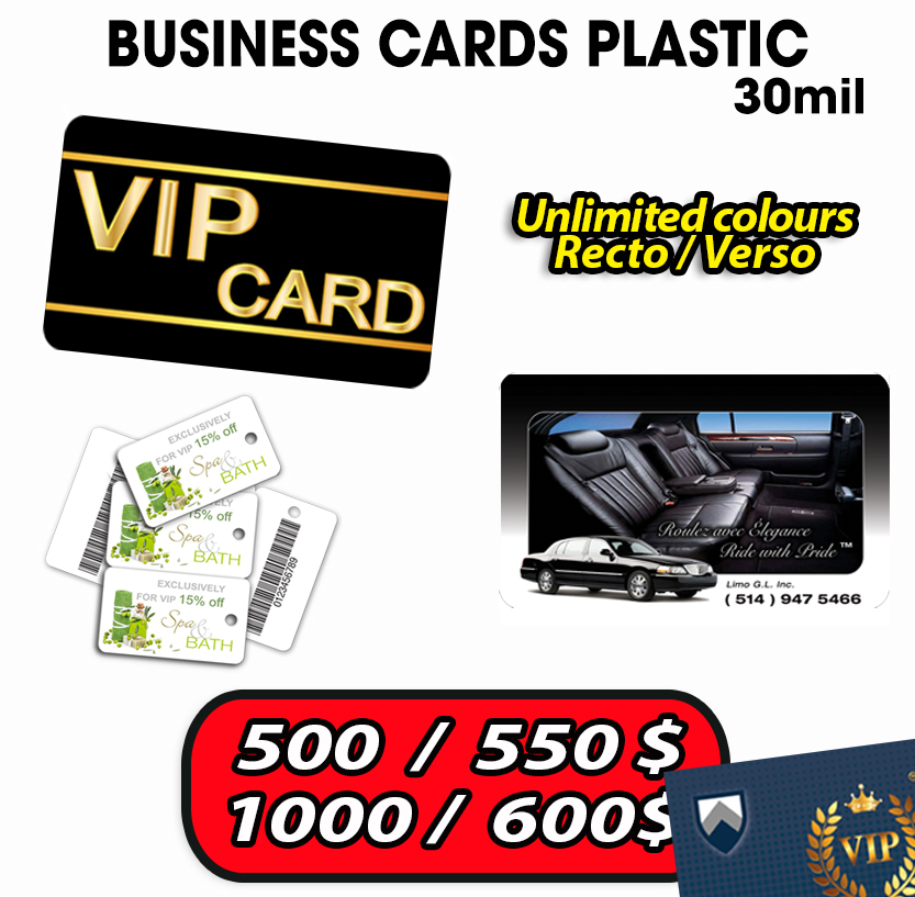 Business Cards Plastic